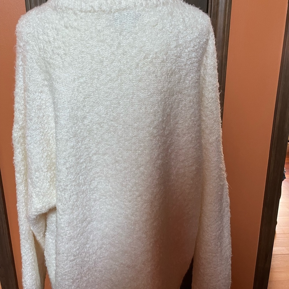 I only wear it once, beautiful, comfortable sweater